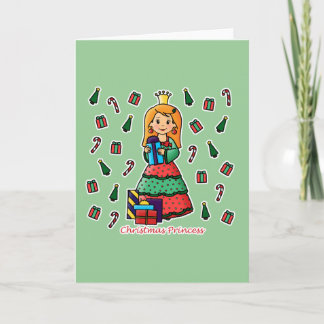 kerstprinses feestdagen kaart