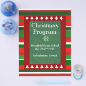  kerstprogramma voor evenementen flyer (Enkel)