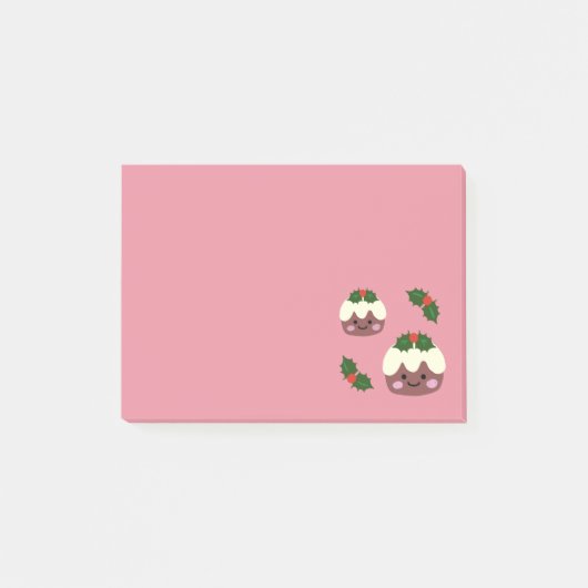 Kerstpudding 2 Post-it Notities Post-it® Notes (Voorkant)