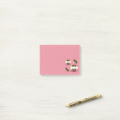 Kerstpudding 2 Post-it Notities Post-it® Notes (Op bureau)
