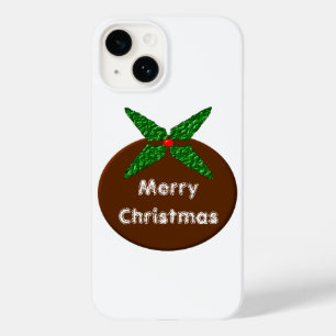 Kerstpudding Aanpasbaar Case-Mate iPhone 14 Hoesje