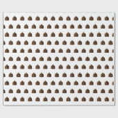kerstpudding cadeaupapier (Vlak)