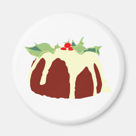 kerstpudding magneet
