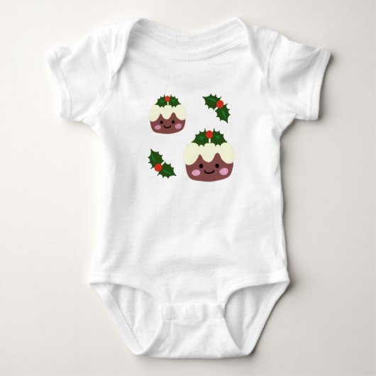 Kerstpudding Romper (Voorkant)