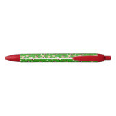 Kerstpugs Green Zwarte Inkt Pen (Achterkant)
