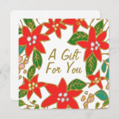 kerstpuntencadeau (Voorkant / Achterkant)