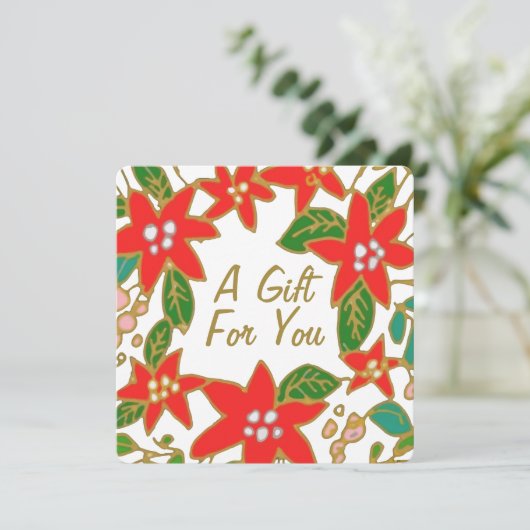 kerstpuntencadeau (Staand voorkant)