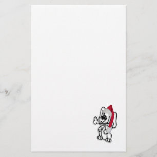 kerstpuppy briefpapier
