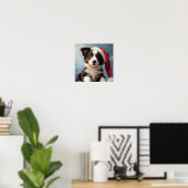 kerstpuppy poster (Thuiskantoor)