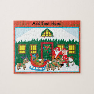 Kerstpuzzel Personaliseer Legpuzzel