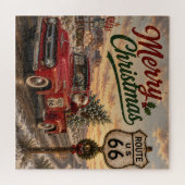 Kerstpuzzel van Kabouter langs Route 66 Legpuzzel (Horizontaal)