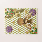 Kerstpuzzle Gold Angel Legpuzzel (Horizontaal)