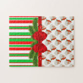 KerstPuzzle Santa Stripe Legpuzzel (Horizontaal)