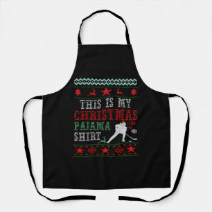 Kerstpyjama hockey schort