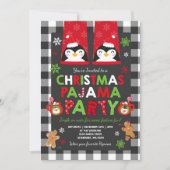 Kerstpyjamapartij Kaart (Voorkant)