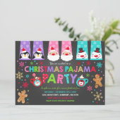kerstpyjama's Feitelijke feestdag Kaart (Staand voorkant)