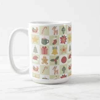 Kerstquiltepatroon Koffiemok
