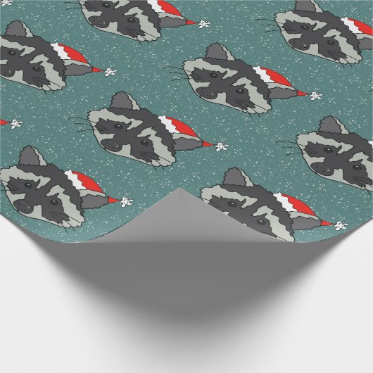 Kerstraap Cadeaupapier (Hoek)