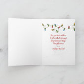 Kerstraap Doll met snoepsuikerriet Kaart (Binnen)