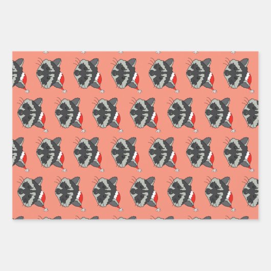 Kerstraap  inpakpapier vel (Voorkant 3)