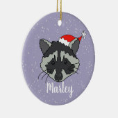 Kerstraap Keramisch Ornament (Rechts)