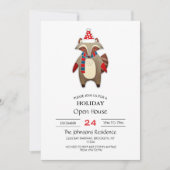 Kerstracien Cartoon Kaart (Voorkant)