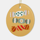 Kerstrackers Keramisch Ornament (Links)