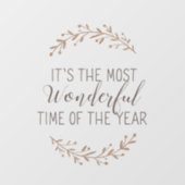 Kerstramen Raamsticker (Vel)