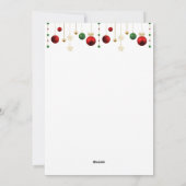 kerstrandfotokaart feestdagenkaart (Achterkant)