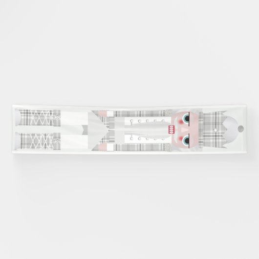 kerstreckerkraker grijs spandoek (Horizontaal)