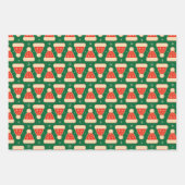 kerstrecorder inpakpapier vel (Voorkant 2)