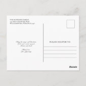 kerstrecorder met kerst briefkaart (Achterkant)