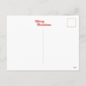 kerstrecorder met kerst feestdagenkaart (Achterkant)