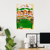 kerstrector met kinder poster (Thuiskantoor)