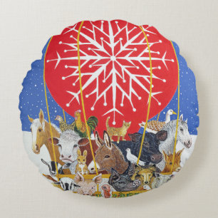 kerstreis rond kussen
