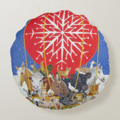 kerstreis rond kussen (Achterkant)