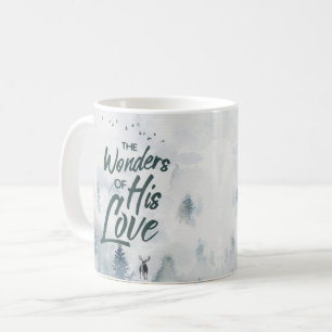Kerstreligieuze wonderen van z'n liefdeszeggers koffiemok