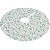 Kerstrender in het Evergreen Winter Forest Kerstboom Rok (Gekanteld)