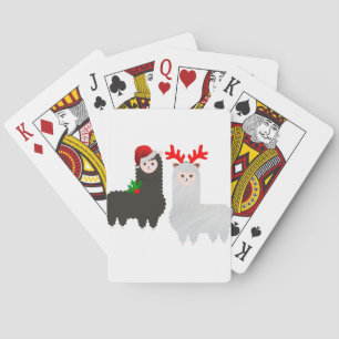 kerstrendier alpacas pokerkaarten