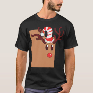 Kerstrendier Antlers Utah Reindeer Head Antl T-shirt