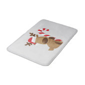 Kerstrendier met snoepriet badmat (Gekanteld)
