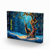 Kerstrendier Noordpool fantasiekunst Fotoblokken (Rechts)