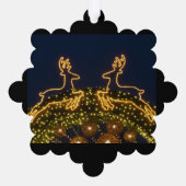 kerstrendier ornament kaart (Achterkant)