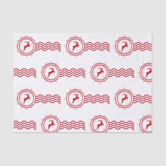 kerstrendier tissuepapier (Voorkant)