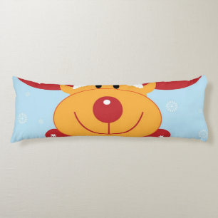 Kerstrendierensantilers voor de sneeuwvlokken van  lichaamskussen