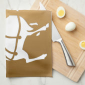 Kerstrendierhanddoeken, aangepaste vakantiehanddoe theedoek (Quarter Fold)