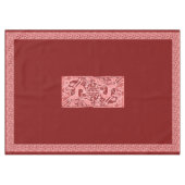 Kerstrendierkant 60" x 84" tafelkleed (Voorkant (Horizontaal))