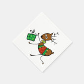 Kerstrendierpapier Napkins Servet (Hoek)