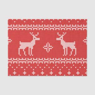 Kerstrendierpatronen Jumper Knit Pattern Tissuepapier