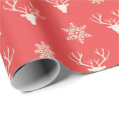 Kerstrendierpatroon Cadeaupapier (Rol Hoek)